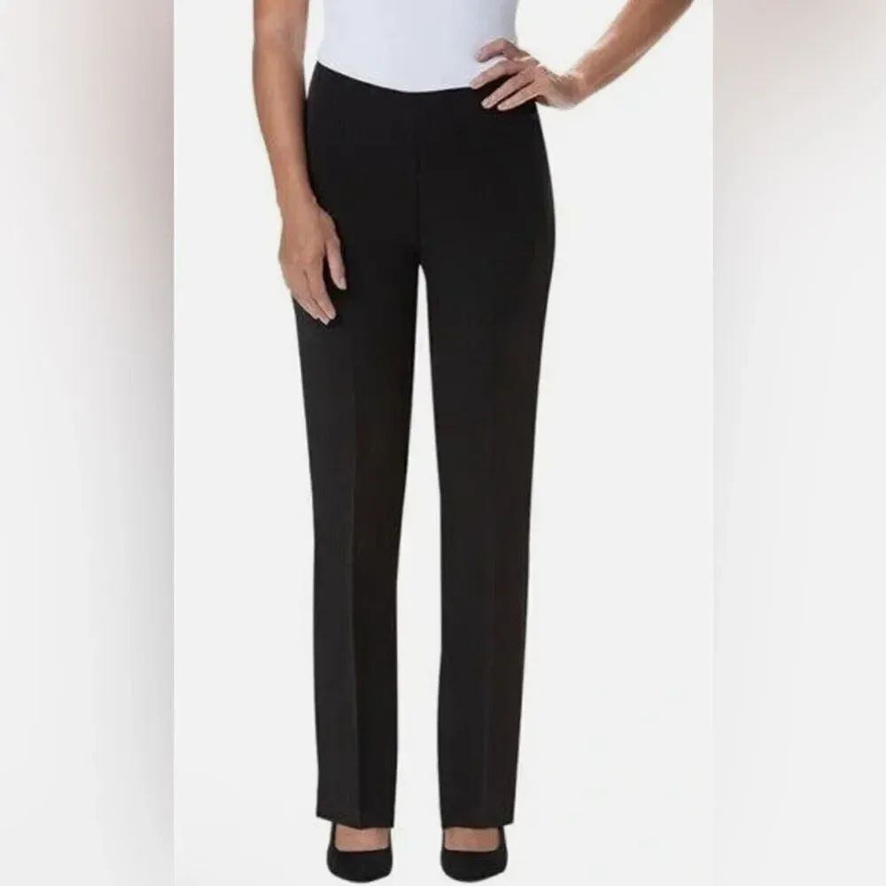 New set 2 Little Black Pant with Fitlogic Women’s Size 18.1 Side Zipper Stretch